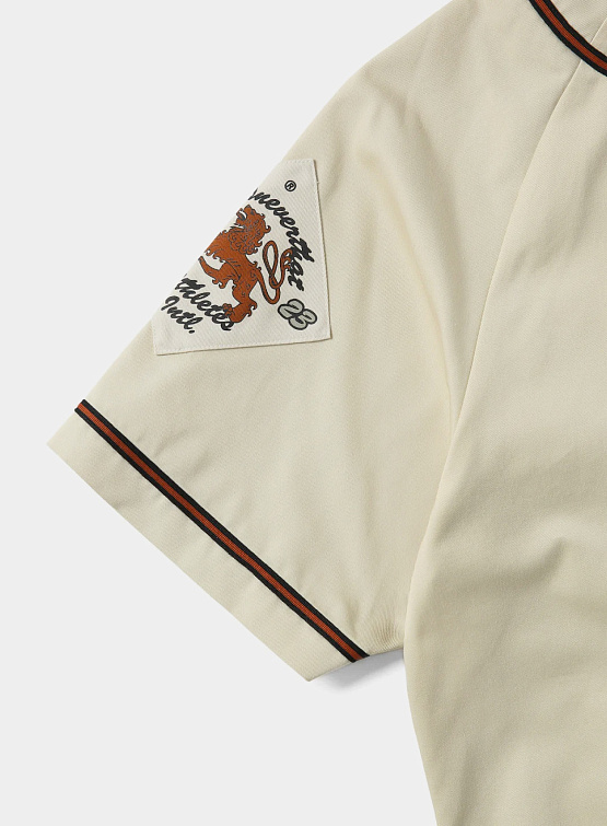 Рубашка thisisneverthat Script Baseball Jersey Cream