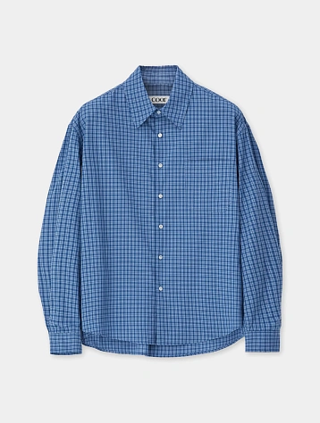 Рубашка COOR Alternate Check Oversized Blue Check