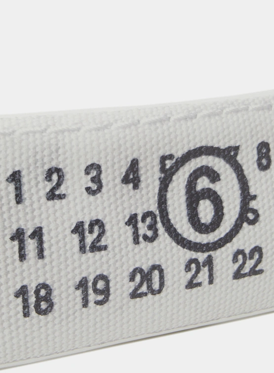Клатч MM6 Maison Margiela Numeric White