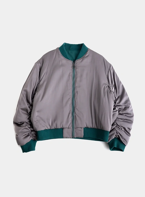 Бомбер Jungles Jungles All The Flowers Reversible Green