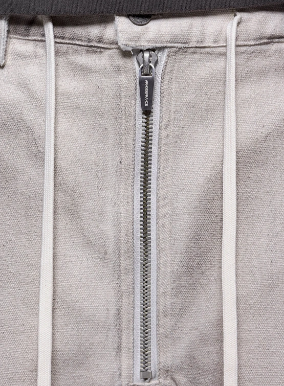 Шорты ARNODEFRANCE Dirty Baggy Shorts White