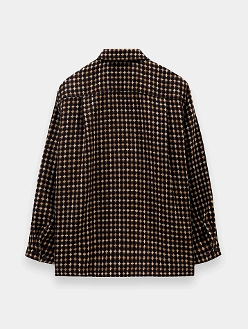 Рубашка EPINGLER Pocket Box Jacquard Brown