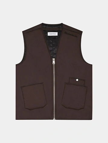 Жилет Études Paded Zip Vest Dk Brown