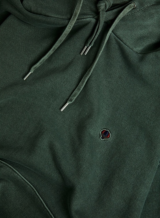 Худи ANGLAN Pigment Wappen Double Hoodie Khaki