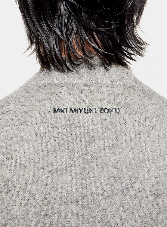 Свитер MKI MIYUKI ZOKU Faux Alpaca Knit Charcoal