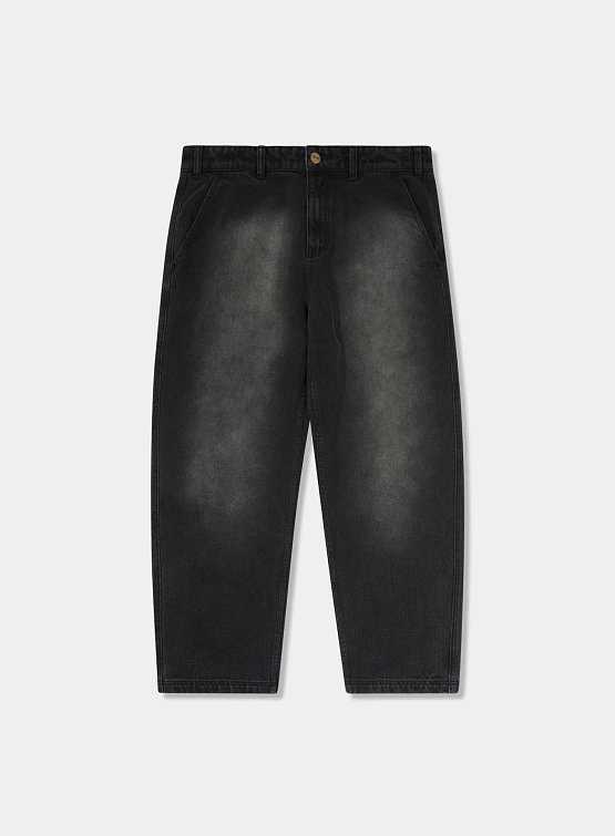 Брюки Butter Goods Work Pants Distressed Black