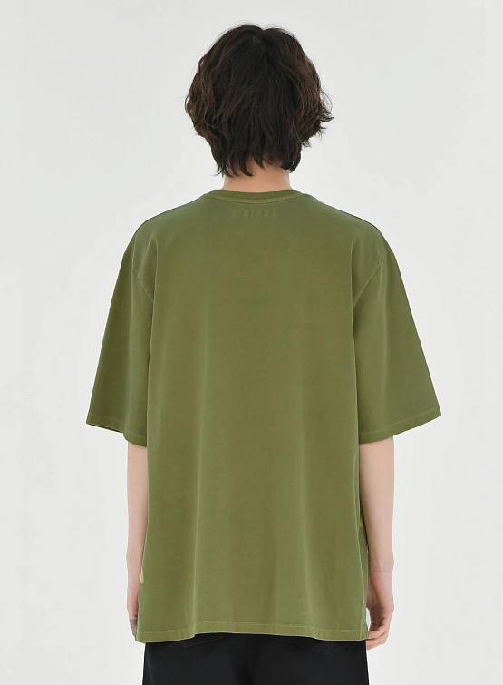 Футболка BROWNYARD Washed T-shirt Washed Olive