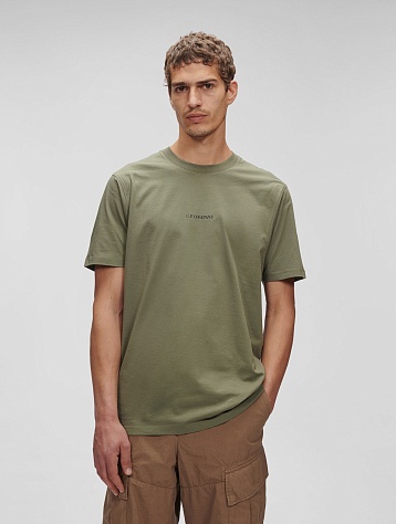 Футболка C.P. Company 30/1 Jersey Compact Bronze Green