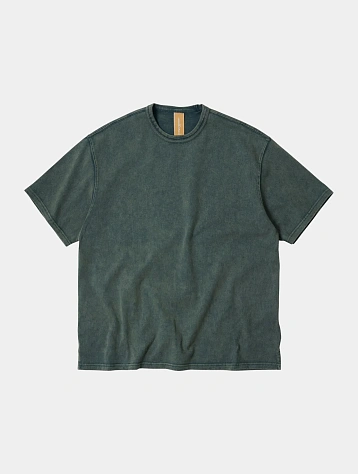 Футболка FrizmWORKS OG Vintage Dyeing Half Dark Green