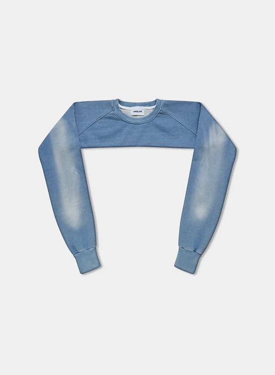 Шарф ANGLAN Denim Washed Sleeve Muffler Denim