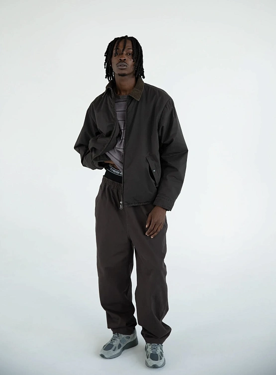 Брюки thisisneverthat Flow Pant Brown