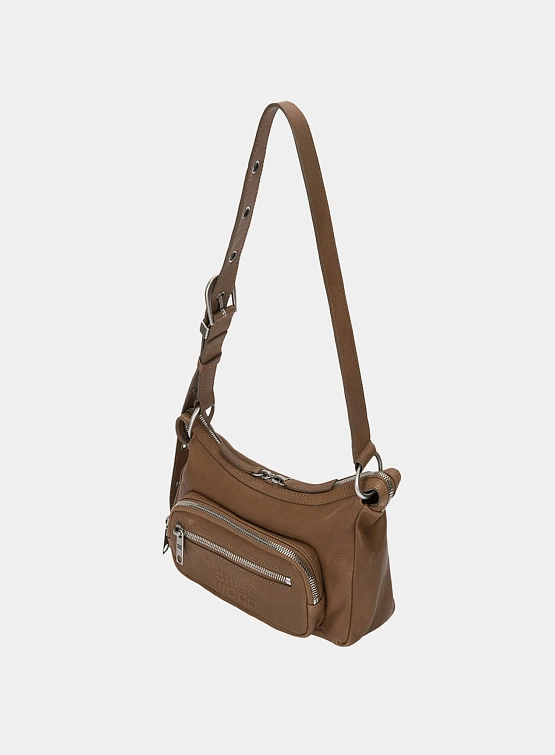Женская сумка MARGESHERWOOD Outpocket Hobo Mini Vintage Camel