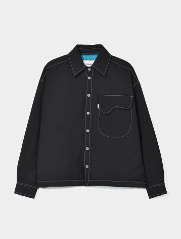 Рубашка BONSAI Button Down Overshirt Black