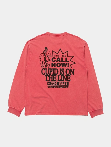 Лонгслив Carne Bollente Cupid's Calling Off Red