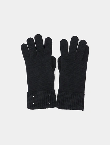 Перчатки Maison Margiela Wool Stitches Black