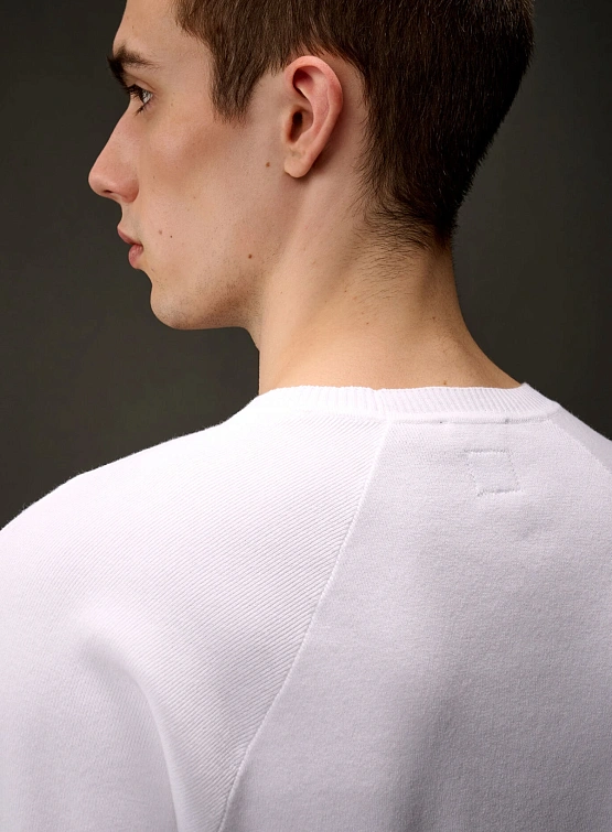 Джемпер C.P. Company The Metropolis Series Cotton Stretch White