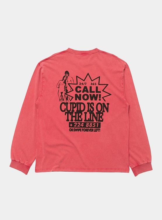 Лонгслив Carne Bollente Cupid's Calling Off Red