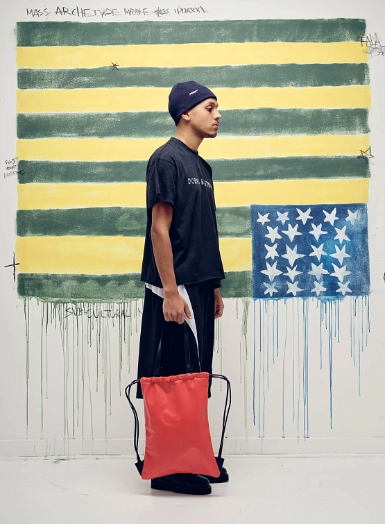 Футболка PIET Dopping Kontrolle Raw Edge Vintage Black