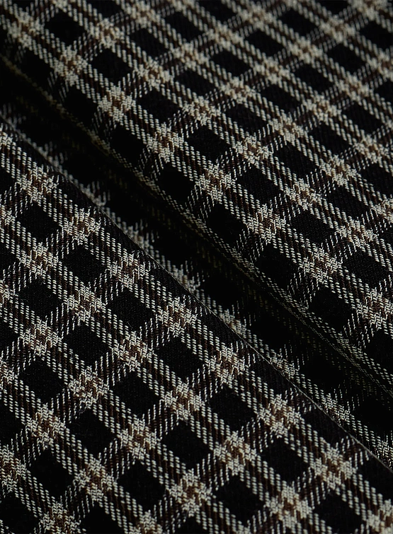 Женская юбка EPINGLER Bunnle Pleats Check Black