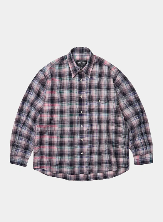 Рубашка FrizmWORKS Uneven Check Pink