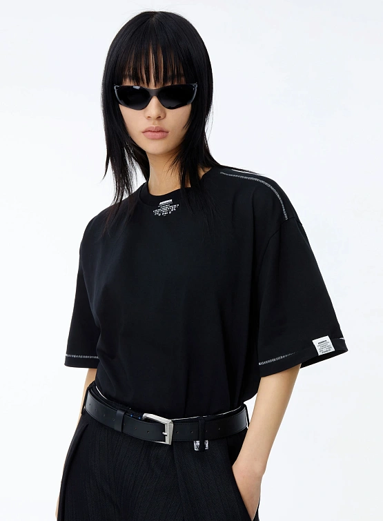 Ремень ADERERROR Dresto Buckle Belt Black