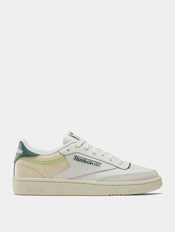 Женские кеды Reebok Club C 85 Chalk/Green