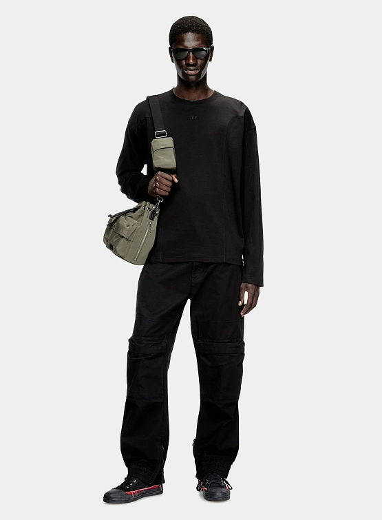 Лонгслив Diesel T-Boxt-Ls-Int Black