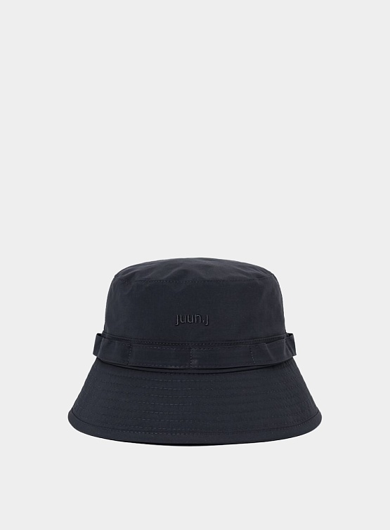 Панама JUUN.J Nylon Bucket Hat Grey