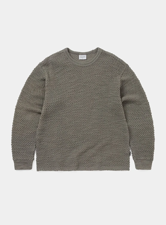 Свитер thisisneverthat Wool Crochet Knit Beige