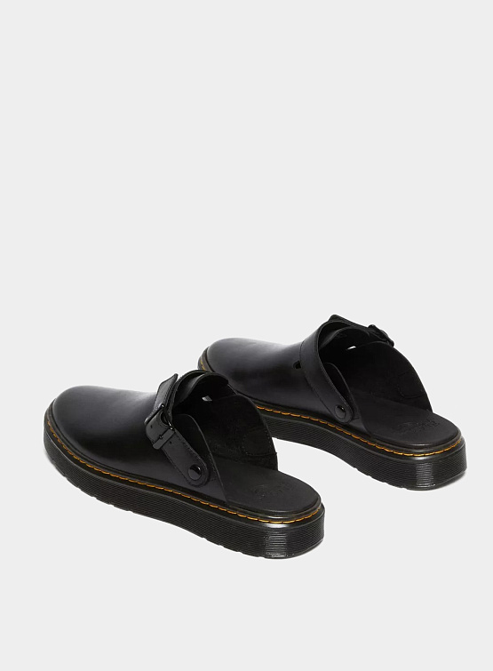 Сабо Dr. Martens Carlson Lusso Leather Black