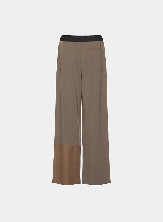 Брюки MM6 Maison Margiela Logo Banding Brown