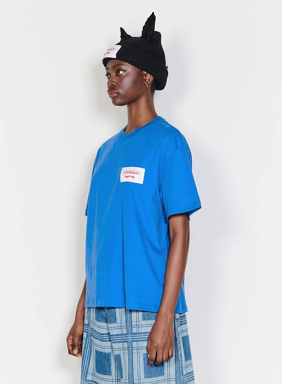 Футболка Charles Jeffrey Loverboy Label Tee Blue