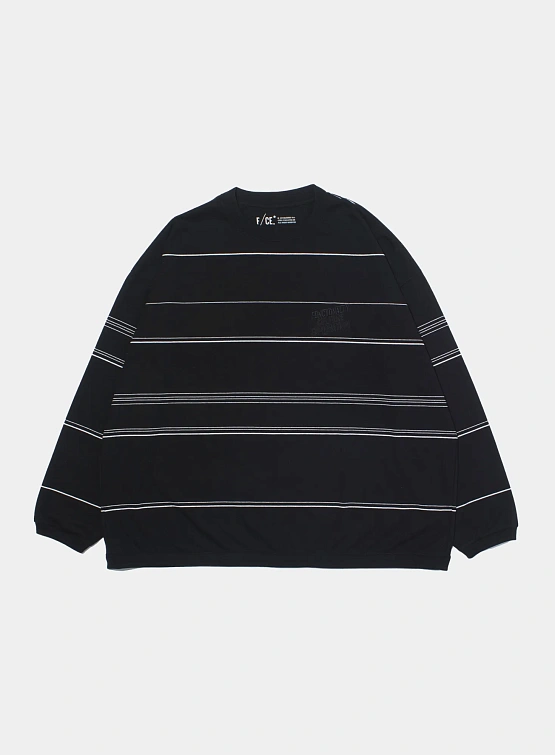 Лонгслив F/CE. Re Logo L/S Border T Black