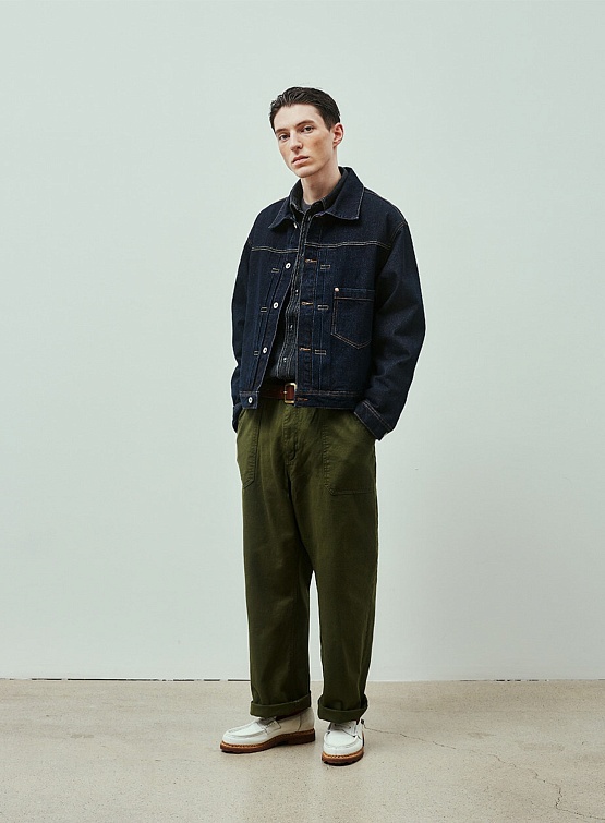 Брюки Uniform Bridge Cotton Fatigue Pants Wide Khaki