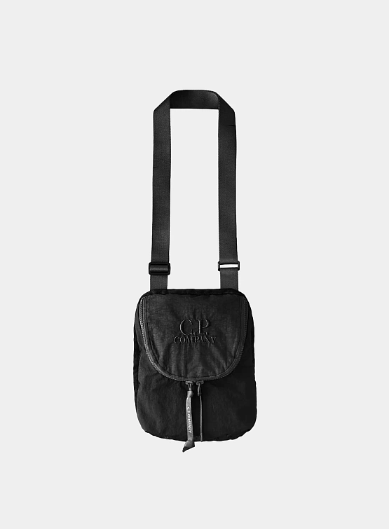 Сумка C.P. Company Plain Paper Touch Shoulder Black