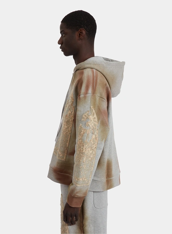 Зип-худи WHO DECIDES WAR Signature Mechanic Vintage Grey