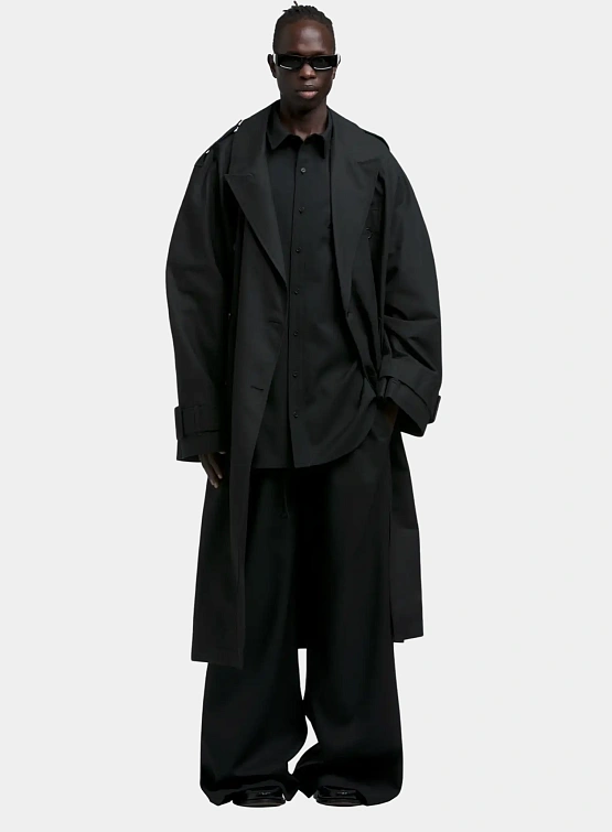 Тренч entire studios Wellington Coat Black