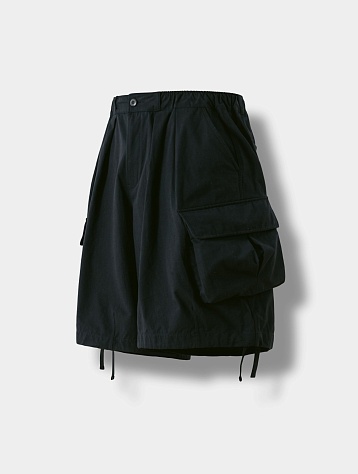 Шорты ANGLAN Oblique Cargo Half Pants Black