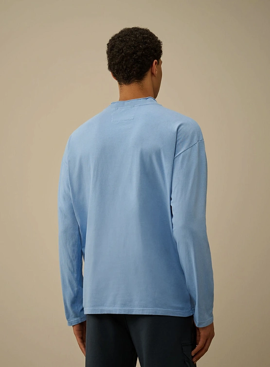 Лонгслив C.P. Company 20/1 Jersey Boxy Logo Pacific Coast