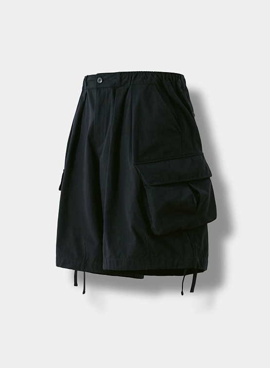 Шорты ANGLAN Oblique Cargo Half Pants Black