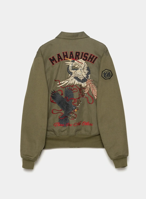 Бомбер MAHARISHI 6101 Crow & Heron M42 Flight Olive