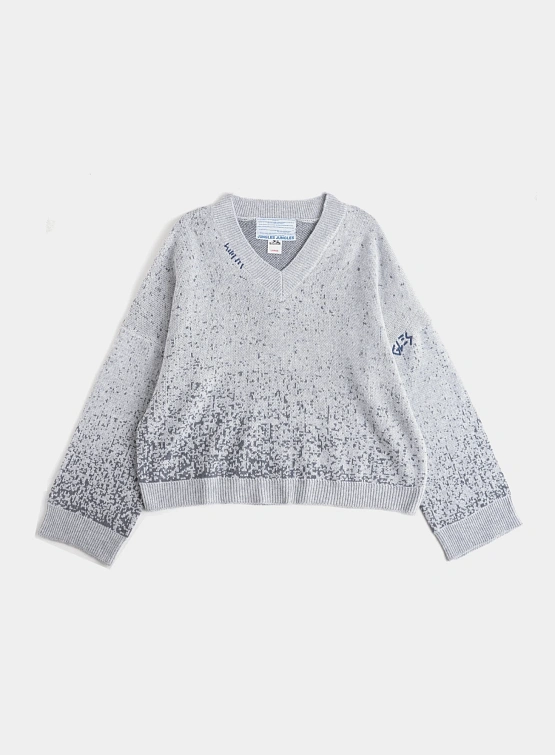 Свитер Jungles Jungles Logo Boxy V Neck Grey