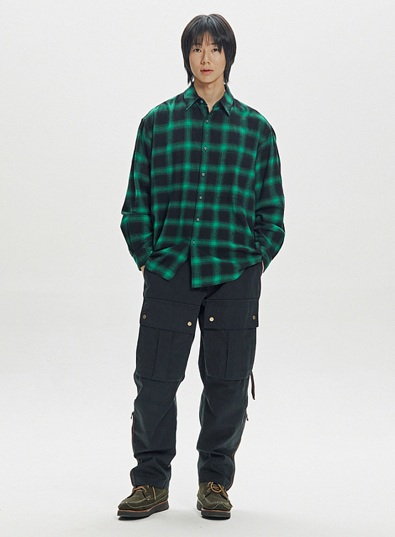 Рубашка FrizmWORKS Ombre Flannel Green