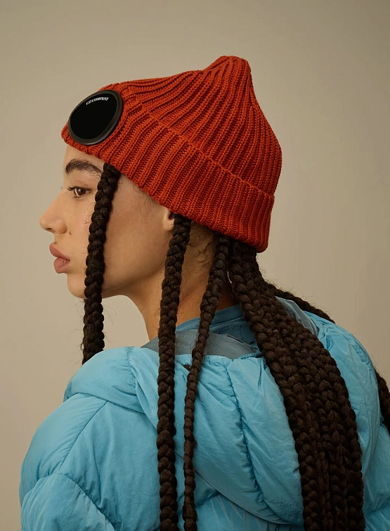 Шапка C.P. Company Extrafine Merino Wool Goggle Bombay Brow