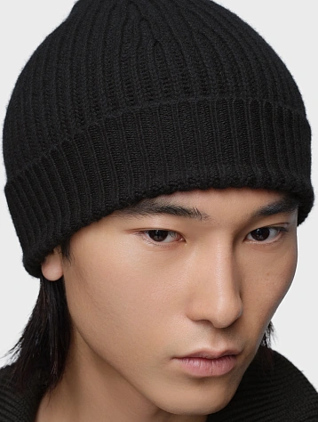 Шапка Maison Margiela Geelong Wool Beanie Black