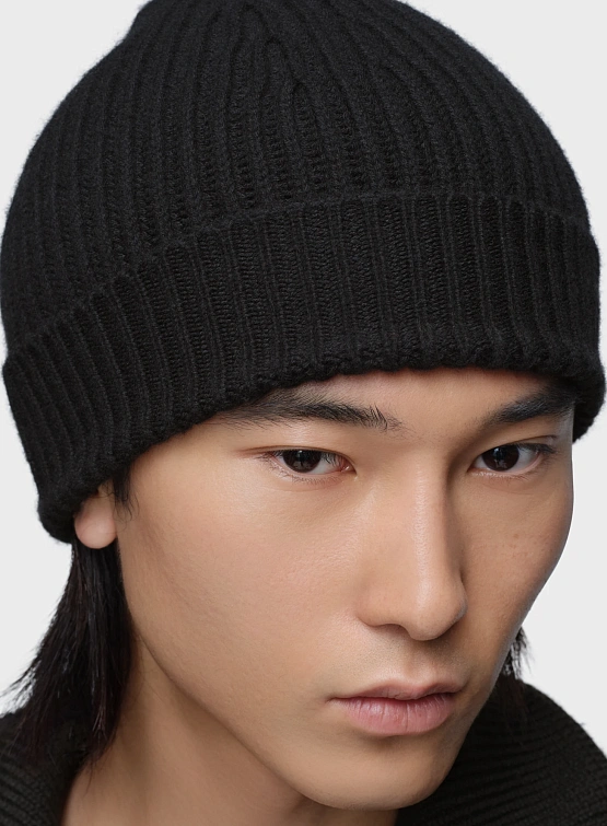 Шапка Maison Margiela Geelong Wool Beanie Black