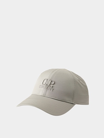 Кепка C.P. Company Chrome-R Logo cap Drizzle Grey