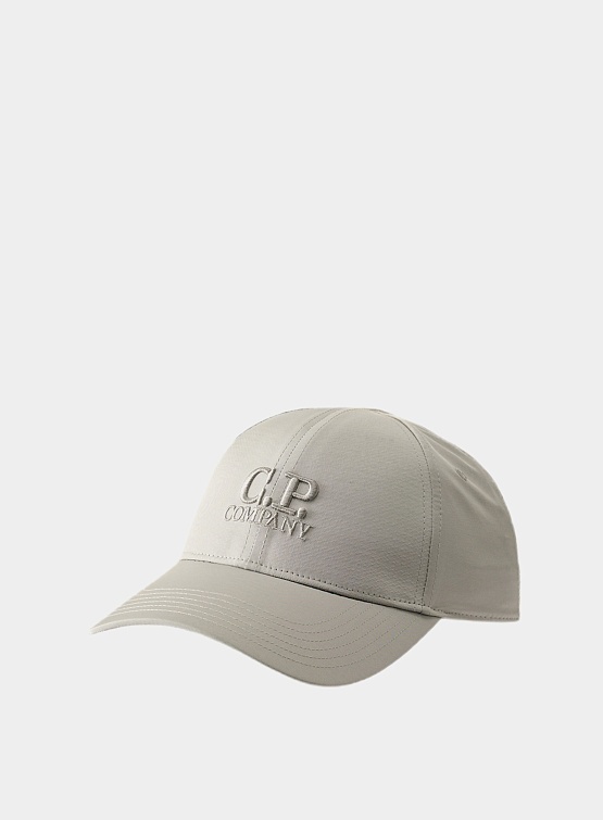 Кепка C.P. Company Chrome-R Logo cap Drizzle Grey