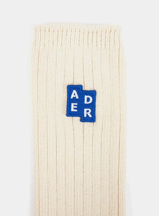 Носки ADERERROR Sig; BL Tag Socks 01 Oatmeal