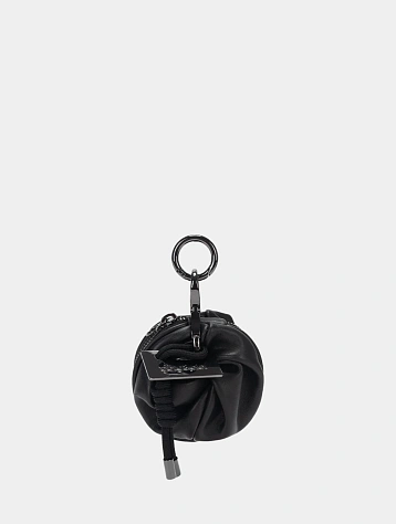 Ключница COTE&CIEL Keychain Aóos Nano Alias Leather Agate Black